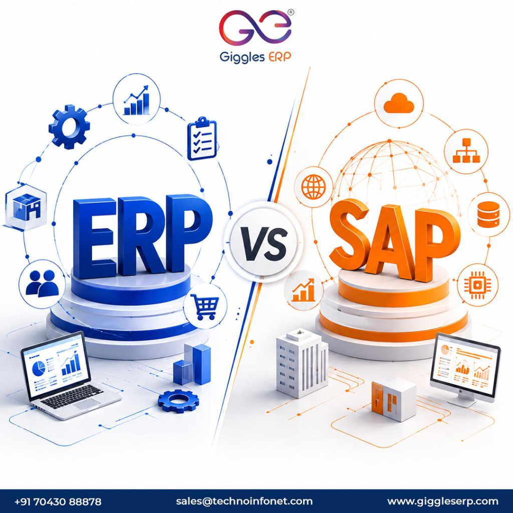 ERP vs SAP: Key Differences, Features & Benefits